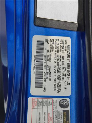 New 2026 Nissan Z Sport w/ Floor Mat Package RWD image 16