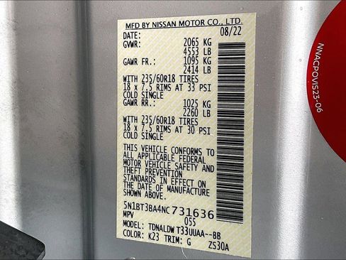 Used 2022 Nissan Rogue SV w/ SV Premium Package image 33