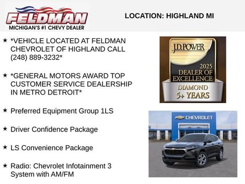 New 2026 Chevrolet Trax LS w/ LS Convenience Package FWD image 3