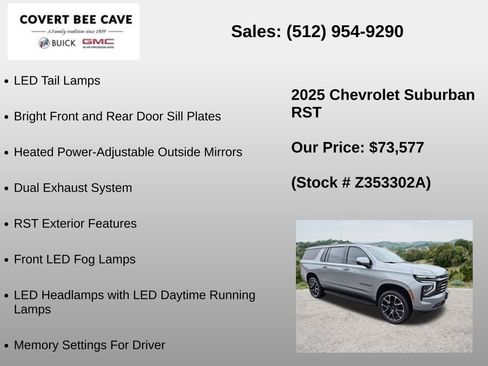 Used 2025 Chevrolet Suburban RST w/ Comfort Package AWD/4WD image 30