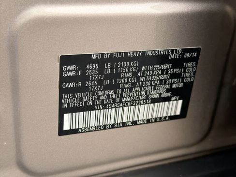 Used 2015 Subaru Outback 2.5i Premium image 39