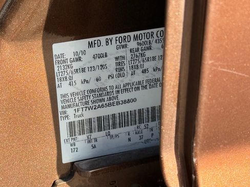 Used 2011 Ford F250 Lariat w/ Lariat Interior Pkg image 20