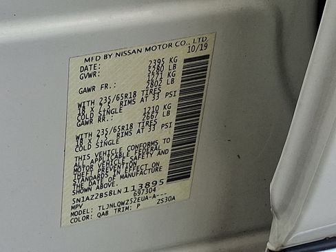 Used 2020 Nissan Murano SV w/ Premium Package image 27