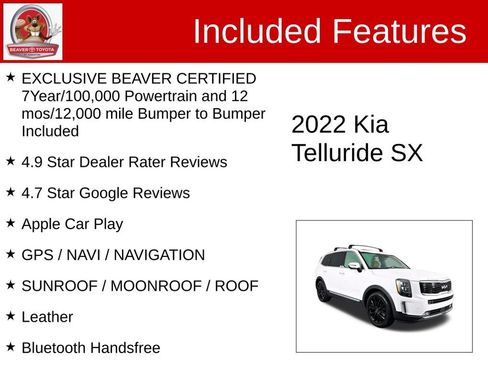 Used 2022 Kia Telluride SX w/ Towing Package image 4