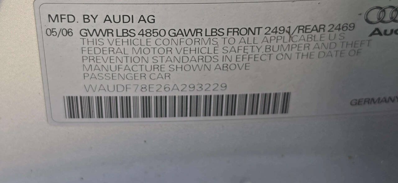Used 2006 Audi A4 2.0T AWD/4WD image 10