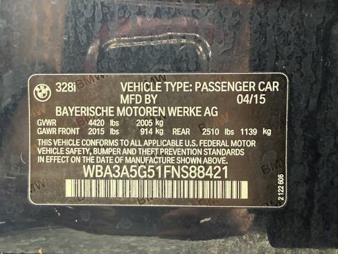 Used 2015 BMW 328i Sedan RWD image 12