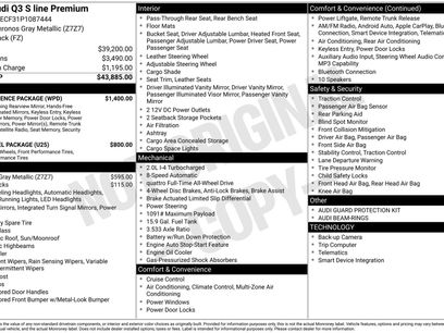 Used 2023 Audi Q3 2.0T Premium w/ Convenience Package