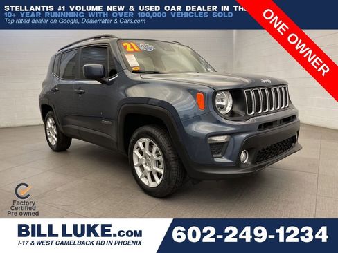 Certified 2021 Jeep Renegade Latitude AWD/4WD image 1