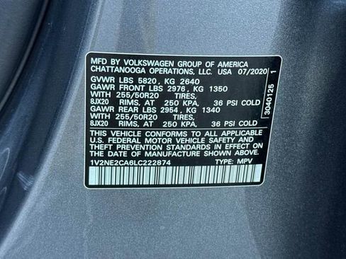 Used 2020 Volkswagen Atlas Cross Sport SEL Premium image 28