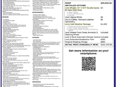 Used 2020 BMW X7 M50i w/ Cold Weather Package image 97