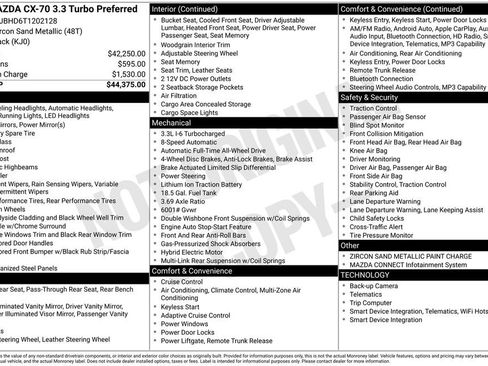 New 2026 MAZDA CX-70 3.3 Turbo w/ Preferred Package image 11