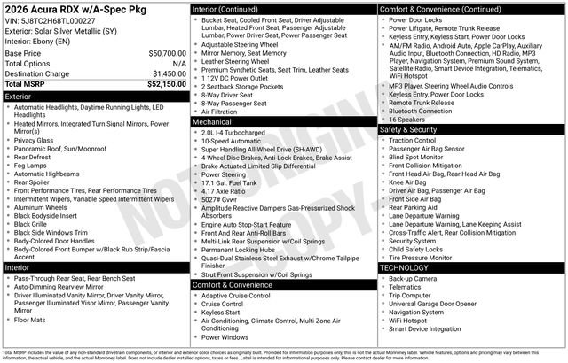 Certified 2026 Acura RDX w/ Advance Package AWD/4WD image 24