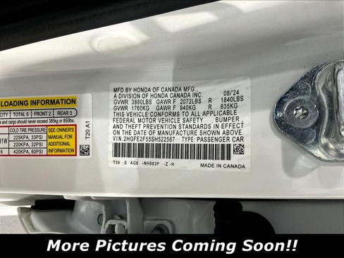 Used 2025 Honda Civic Sport image 6