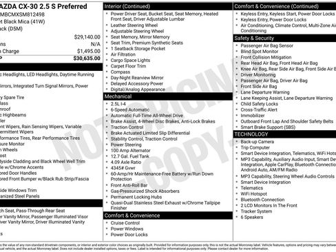 Certified 2025 MAZDA CX-30 AWD 2.5 S w/ Preferred Package image 2