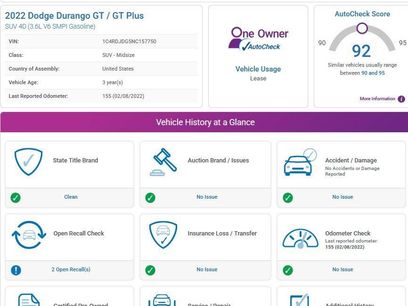 Used 2022 Dodge Durango GT