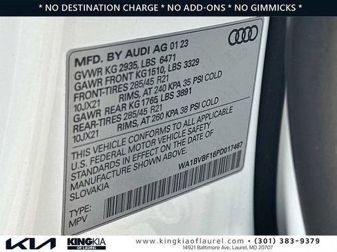 Used 2023 Audi Q8 Premium Plus AWD/4WD image 31