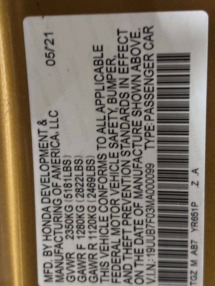 Used 2021 Acura TLX Type S AWD/4WD image 38