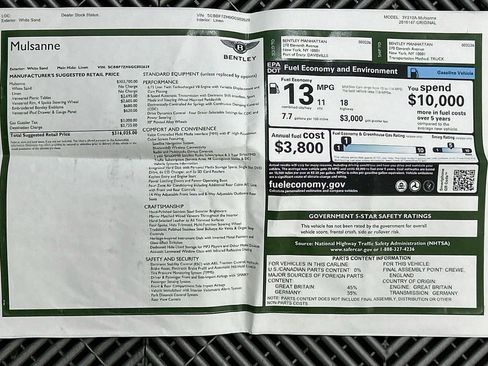 Used 2016 Bentley Mulsanne image 9