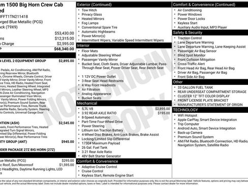 New 2026 RAM 1500 Big Horn AWD/4WD image 48