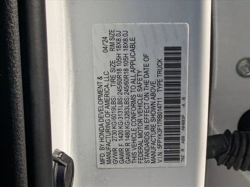 Used 2024 Honda Ridgeline Sport image 25