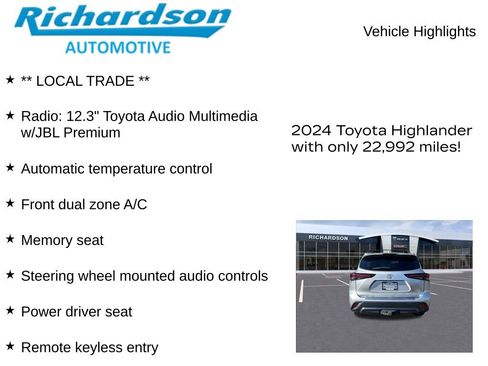 Used 2024 Toyota Highlander Limited image 11
