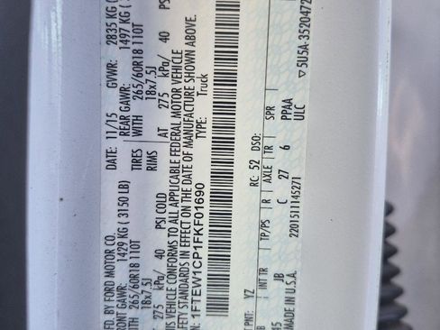 Used 2015 Ford F150 XLT w/ Equipment Group 302A Luxury image 5