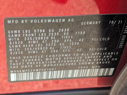 Used 2021 Volkswagen ID.4 Pro S w/ Gradient Package image 36