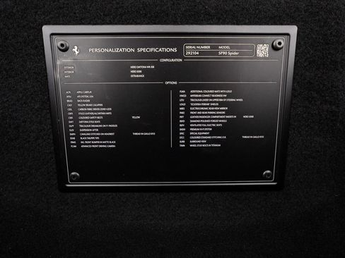 Certified 2023 Ferrari SF90 Spider AWD/4WD image 22