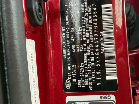 Used 2015 Kia Optima LX w/ LX Convenience Package image 31