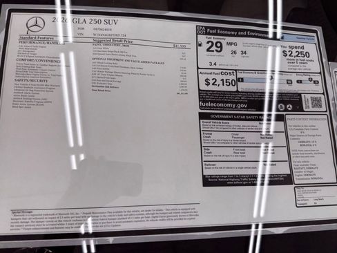 New 2026 Mercedes-Benz GLA 250 image 33