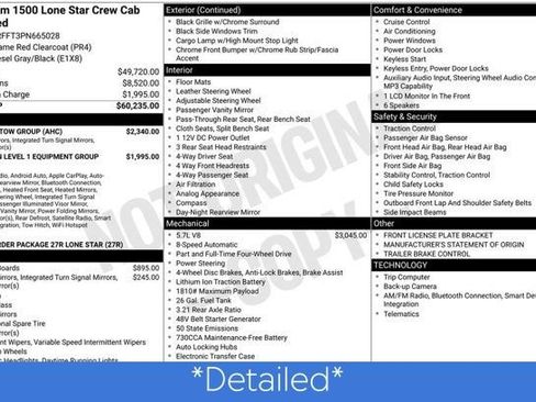 Used 2023 RAM 1500 Lone Star w/ Trailer Tow Group image 3