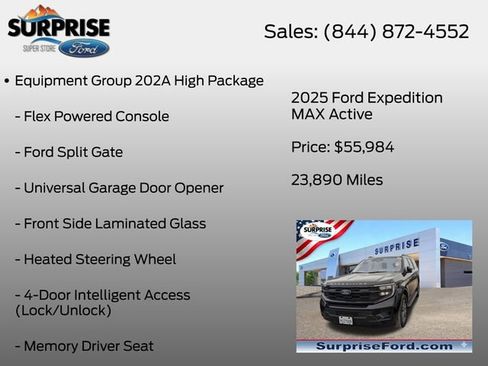 Certified 2025 Ford Expedition Max Active AWD/4WD image 12
