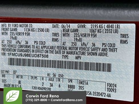 Used 2014 Ford Escape Titanium w/ Equipment Group 401A AWD/4WD image 33