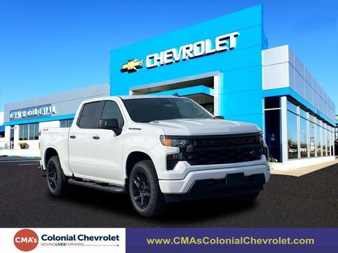 New 2026 Chevrolet Silverado 1500 Custom w/ Turbomax Blackout Package AWD/4WD image 1