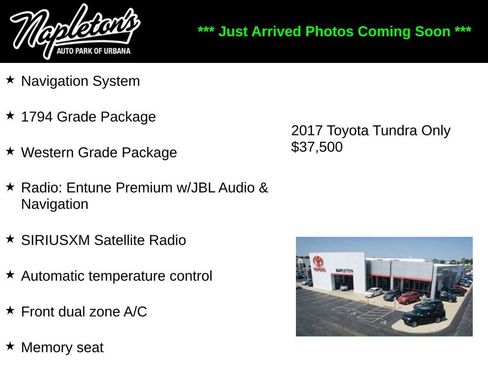 Used 2017 Toyota Tundra 1794 Edition image 1