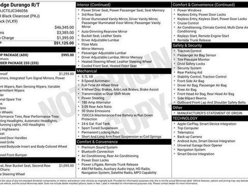 Used 2018 Dodge Durango R/T w/ Blacktop Package AWD/4WD image 38