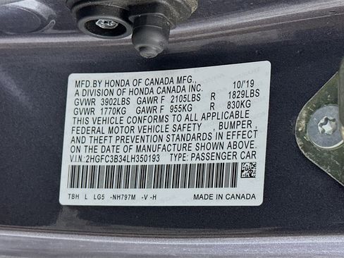 Used 2020 Honda Civic EX image 12