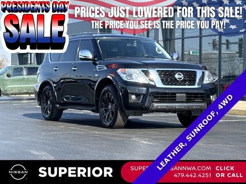 Used 2020 Nissan Armada Platinum w/ Captain's Chairs Package image 1
