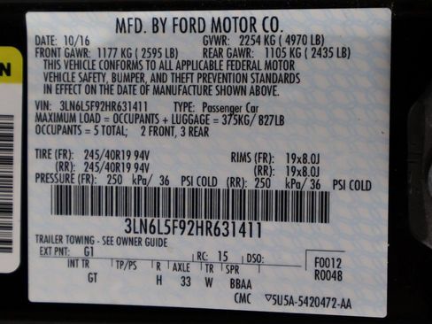 Used 2017 Lincoln MKZ Reserve w/ Technology Package AWD/4WD image 49
