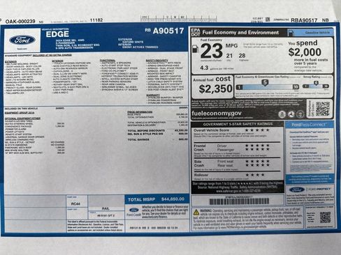 Used 2024 Ford Edge SEL w/ Convenience Package AWD/4WD image 24