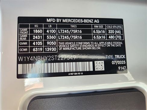 New 2025 Mercedes-Benz Sprinter 2500 image 25