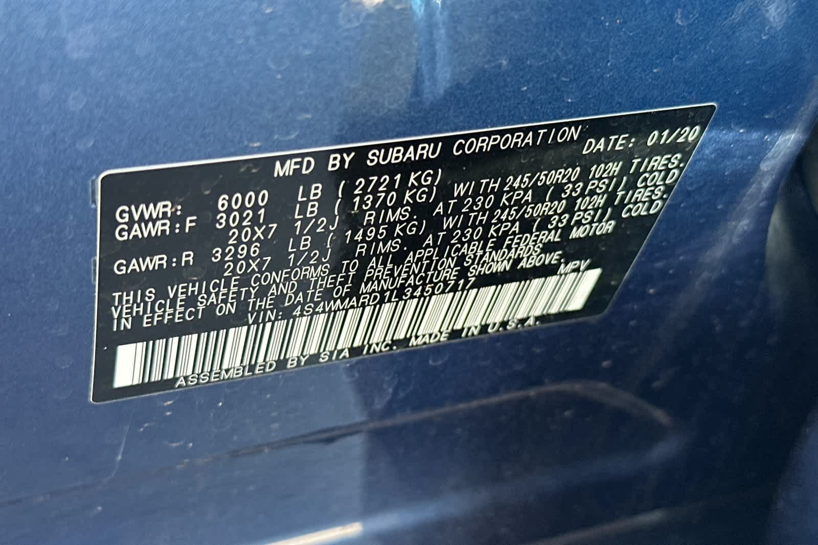 Used 2020 Subaru Ascent Touring w/ Popular Package #2A AWD/4WD image 29
