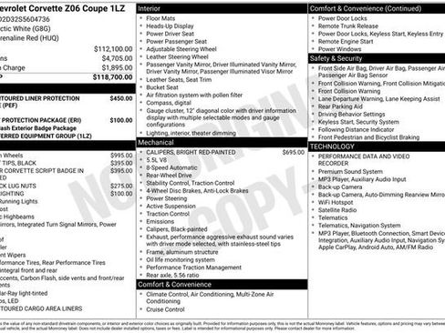 Used 2025 Chevrolet Corvette Z06 RWD image 10