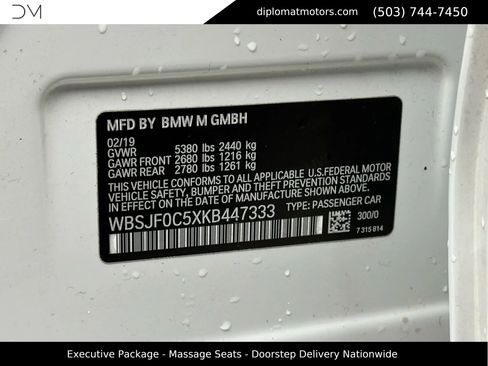 Used 2019 BMW M5 w/ Executive Package image 48