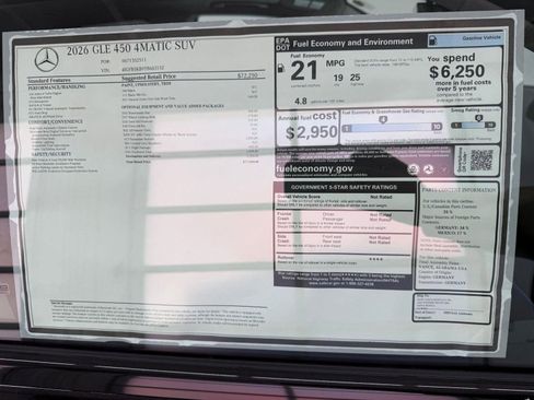 New 2026 Mercedes-Benz GLE 450 4MATIC image 33