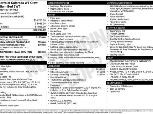 Used 2019 Chevrolet Colorado W/T w/ Custom Special Edition image 3