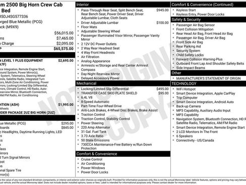Certified 2025 RAM 2500 Big Horn AWD/4WD image 7