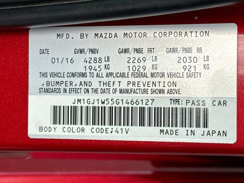 Used 2016 MAZDA MAZDA6 Grand Touring FWD image 34