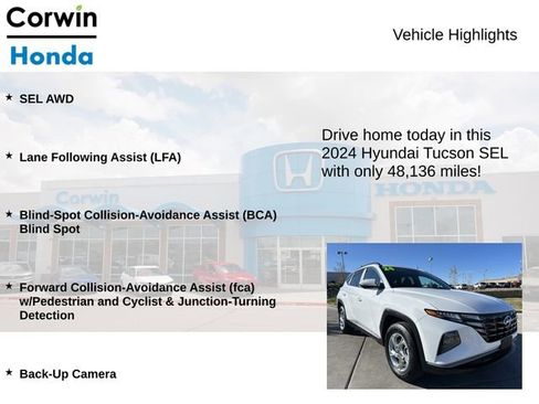 Used 2024 Hyundai Tucson SEL image 6