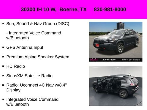 Used 2022 Jeep Cherokee Trailhawk w/ Sun, Sound & Nav Group AWD/4WD image 31
